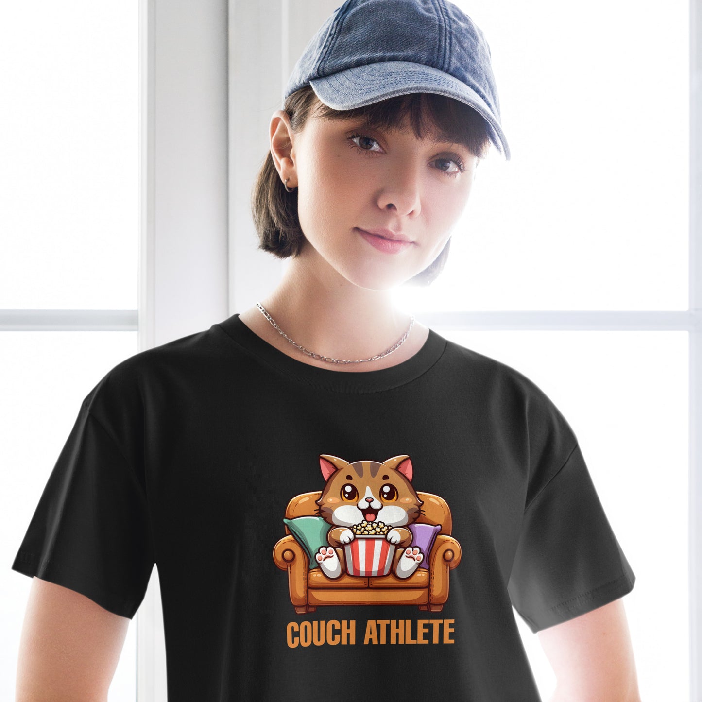 Couch Athlete - Crop T-Shirt