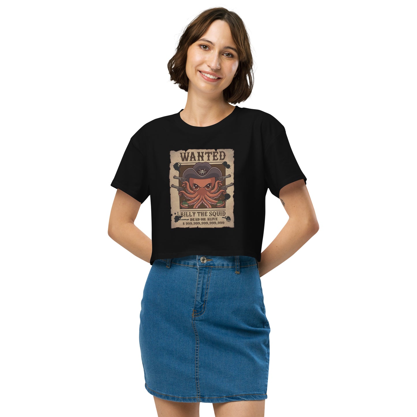 Billy the Squid - Crop T-Shirt