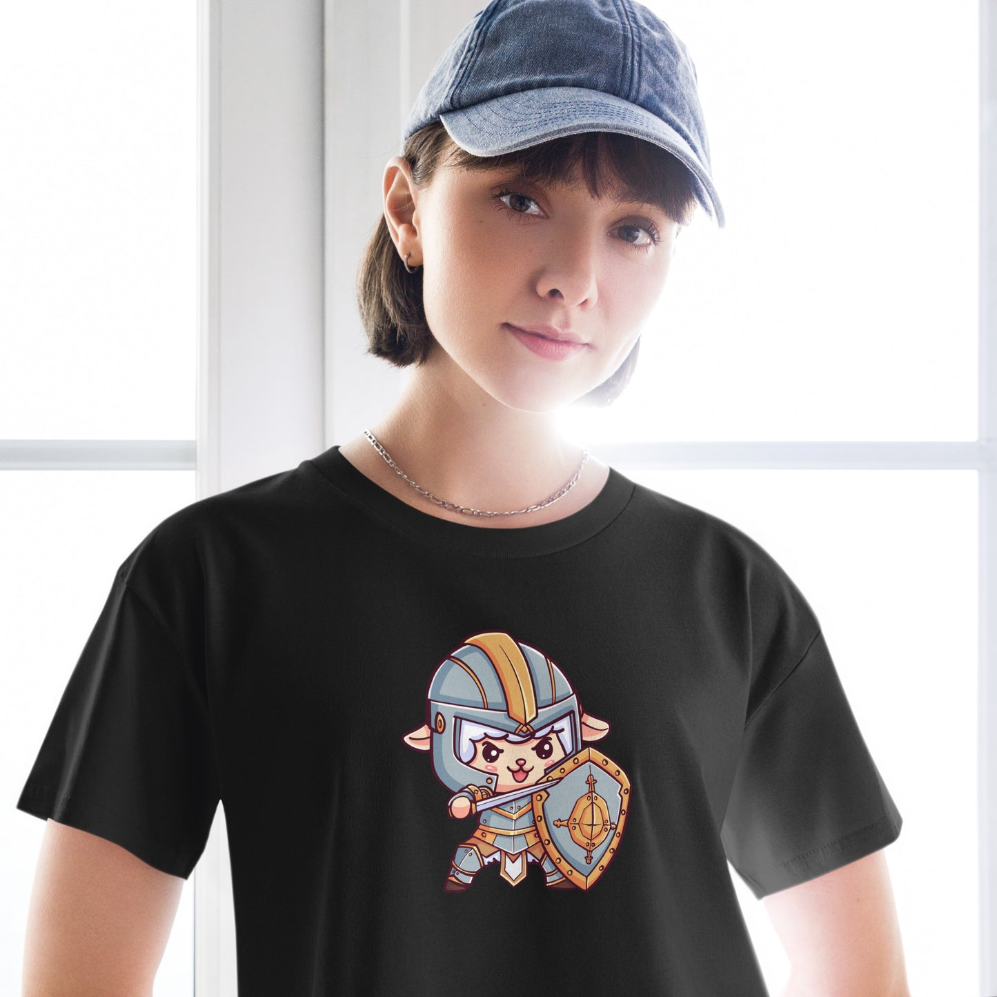 Fighter Sheep - Crop T-Shirt