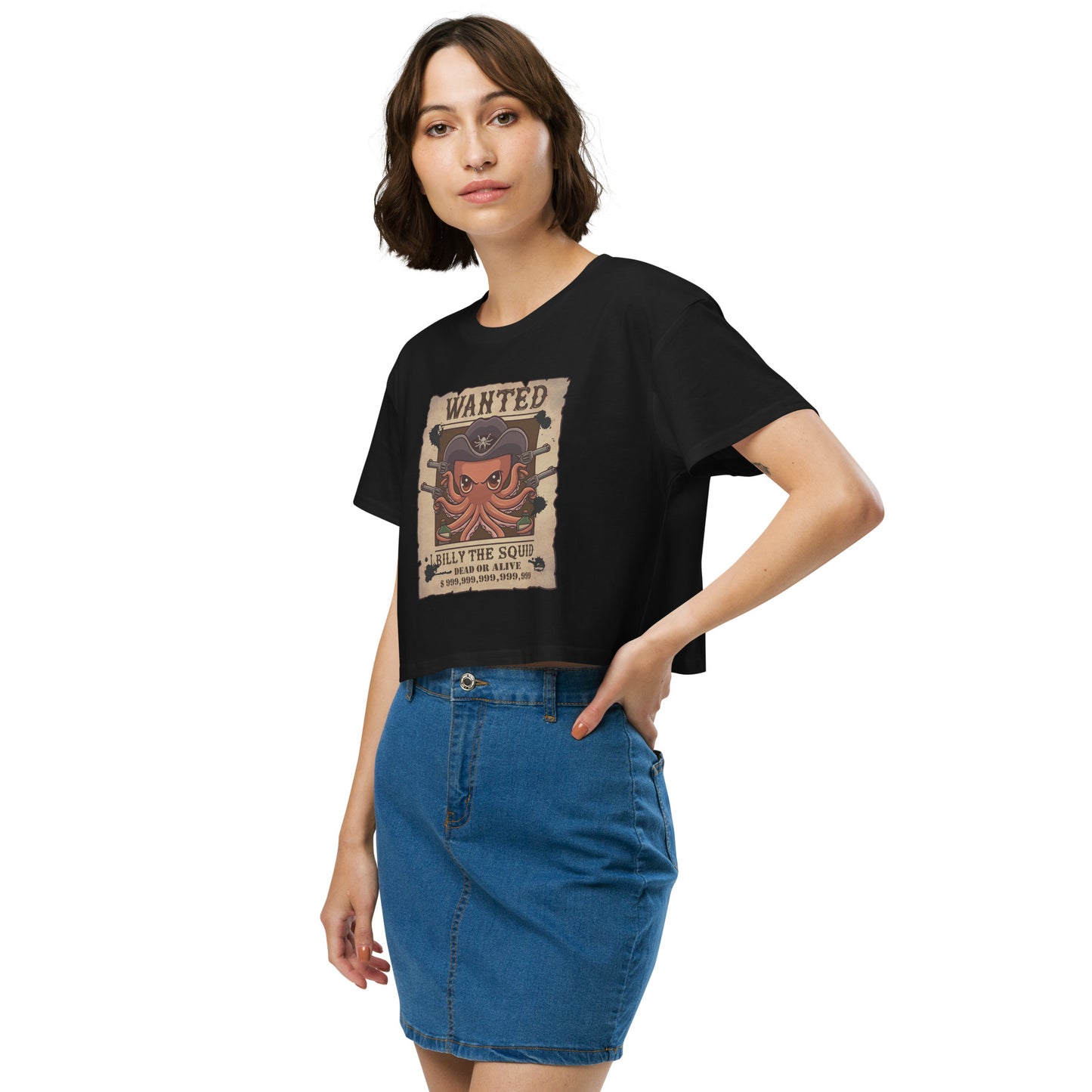 Billy the Squid - Crop T-Shirt