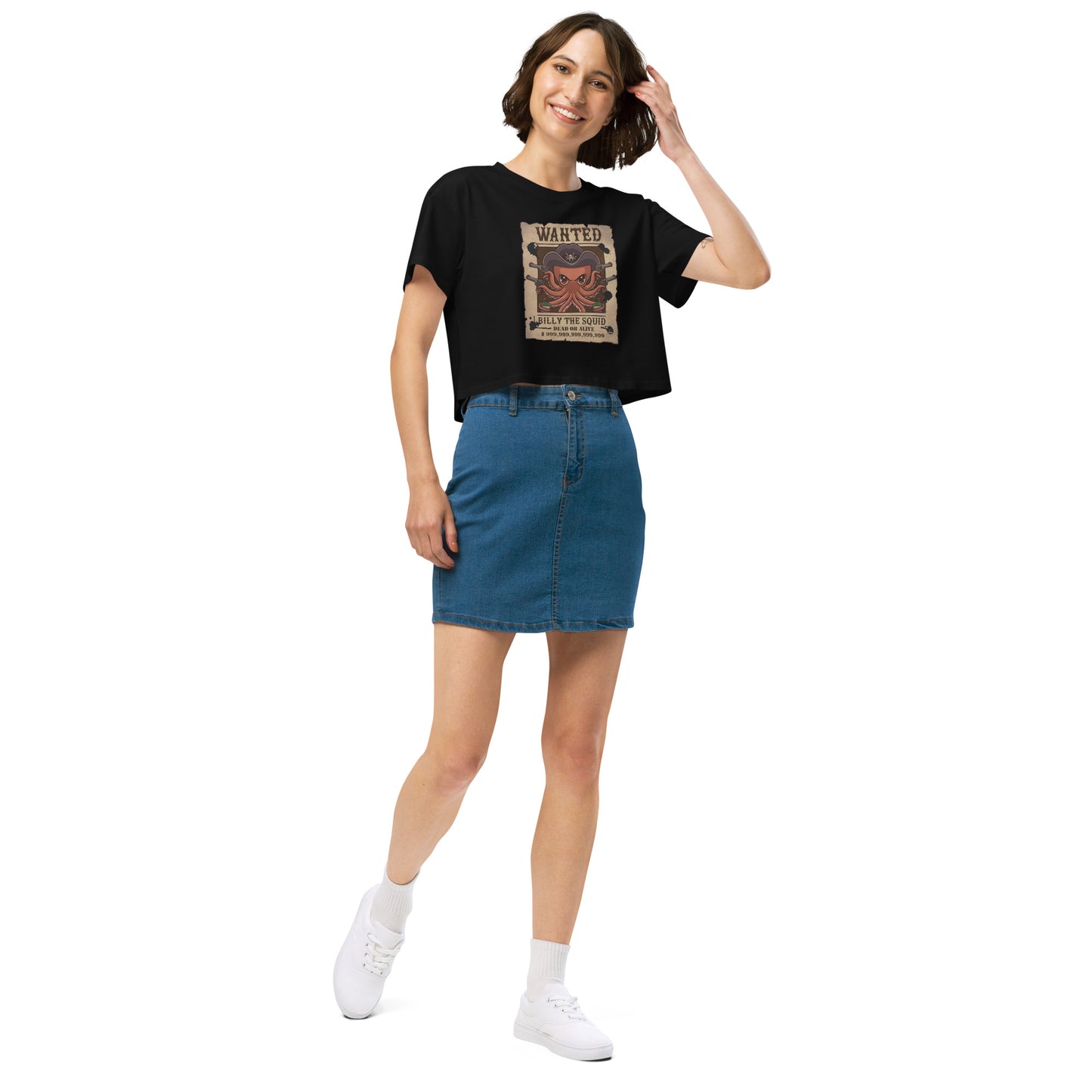 Billy the Squid - Crop T-Shirt