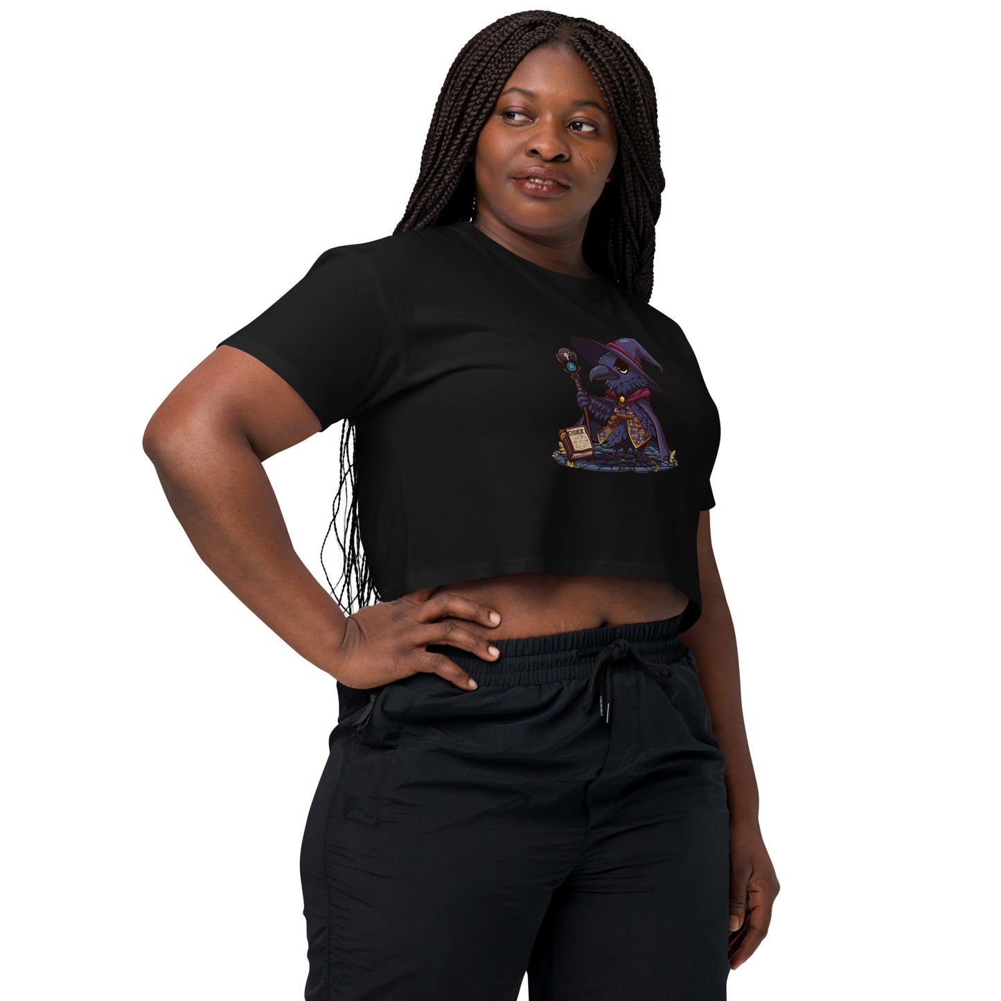 Wizard Raven - Crop T-Shirt