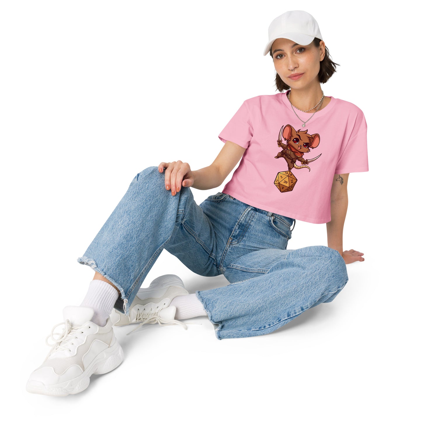Stealth Check - Crop T-Shirt