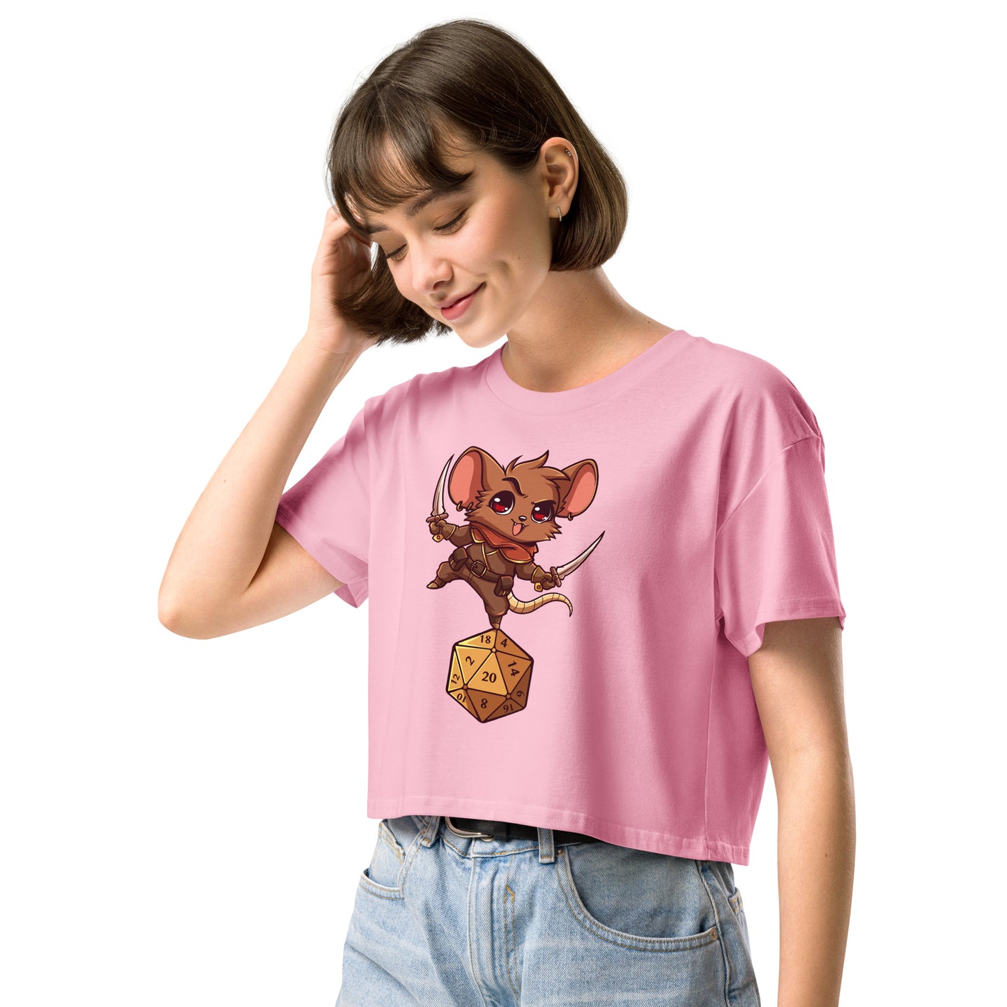 Stealth Check - Crop T-Shirt