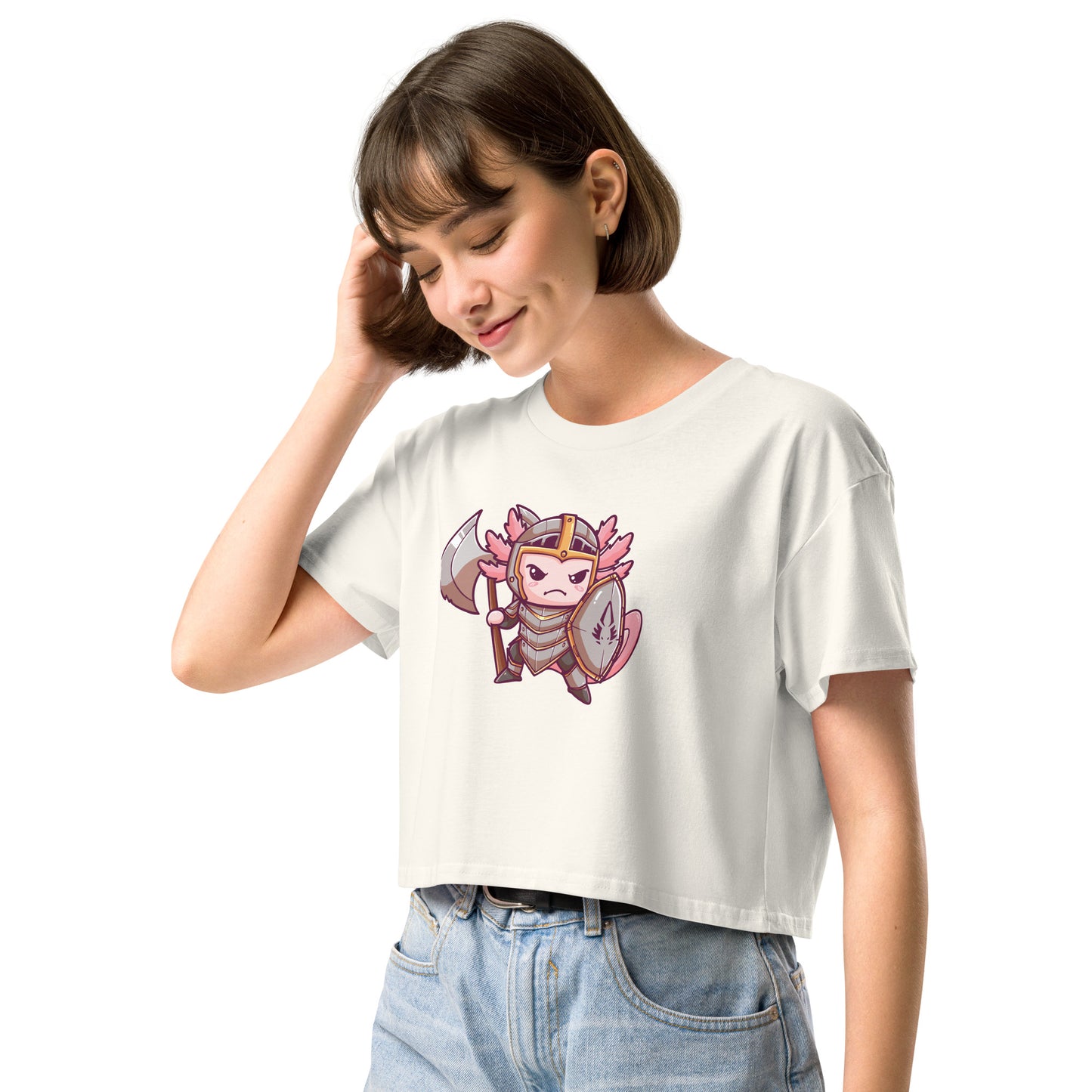Axe-O-lotl - Crop T-Shirt