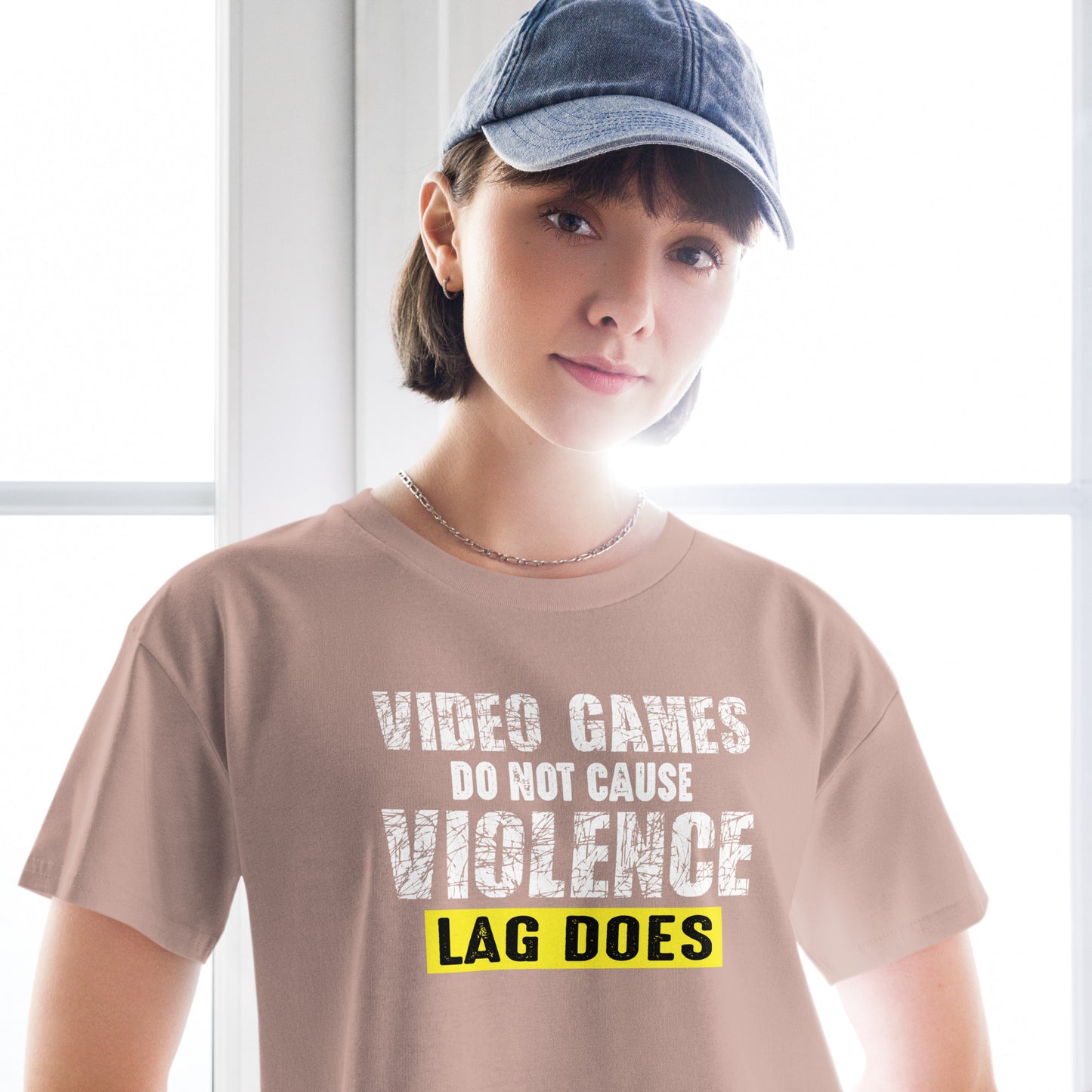 Lag causes Violence - Crop T-Shirt