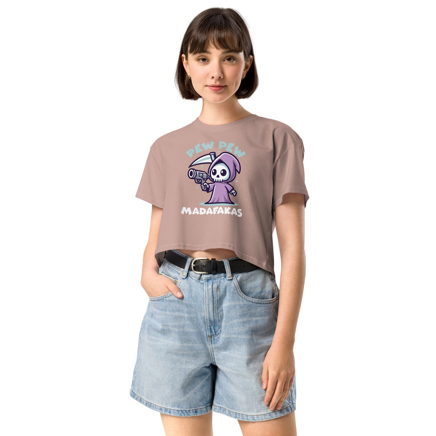 Pew Pew Madafakas - Crop T-Shirt
