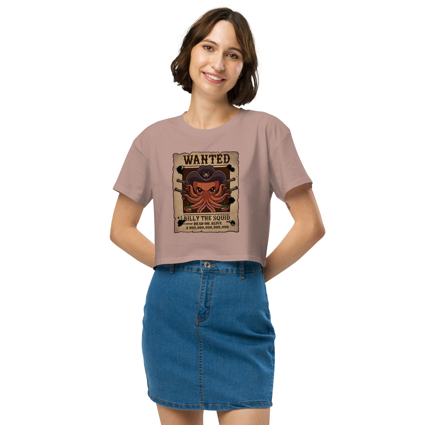 Billy the Squid - Crop T-Shirt