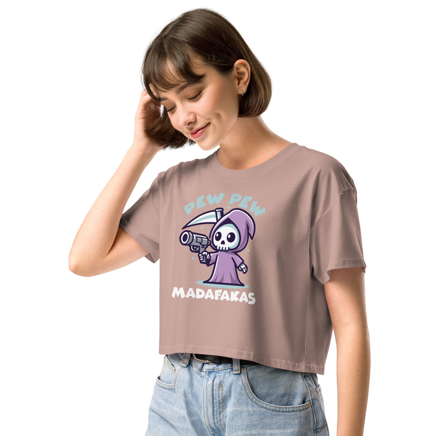 Pew Pew Madafakas - Crop T-Shirt