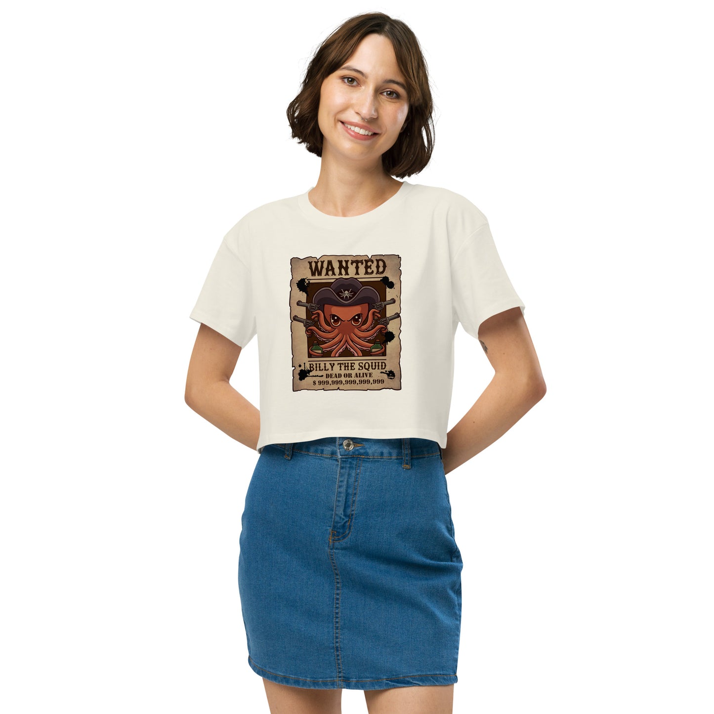 Billy the Squid - Crop T-Shirt