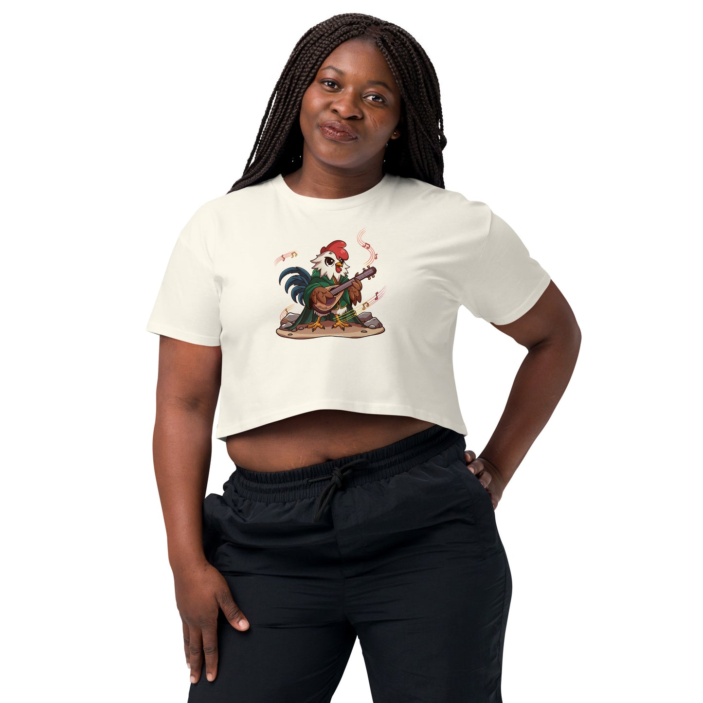 Bard Rooster - Crop T-Shirt