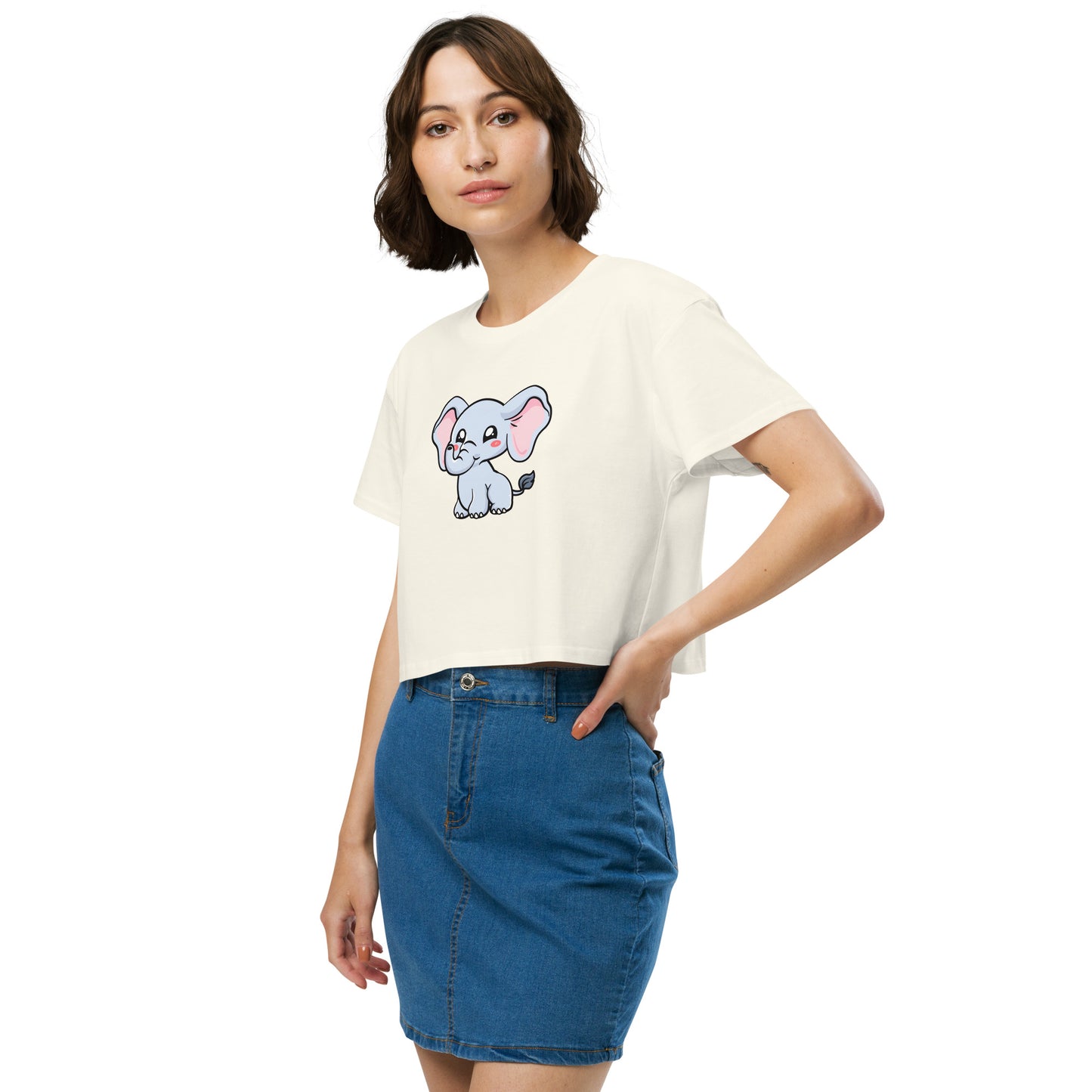 Baby Elefant - Crop T-Shirt