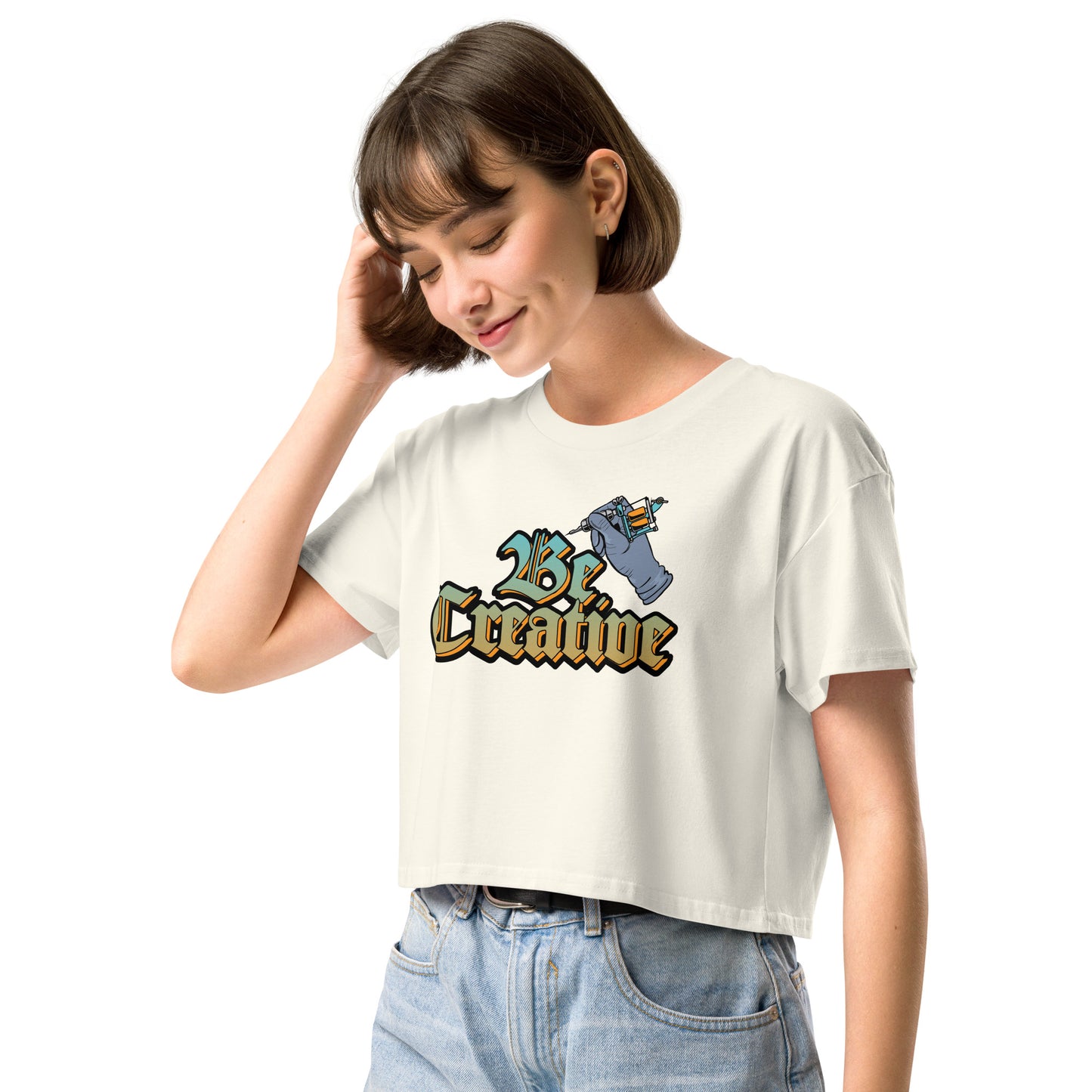 Be Creative - Crop T-Shirt