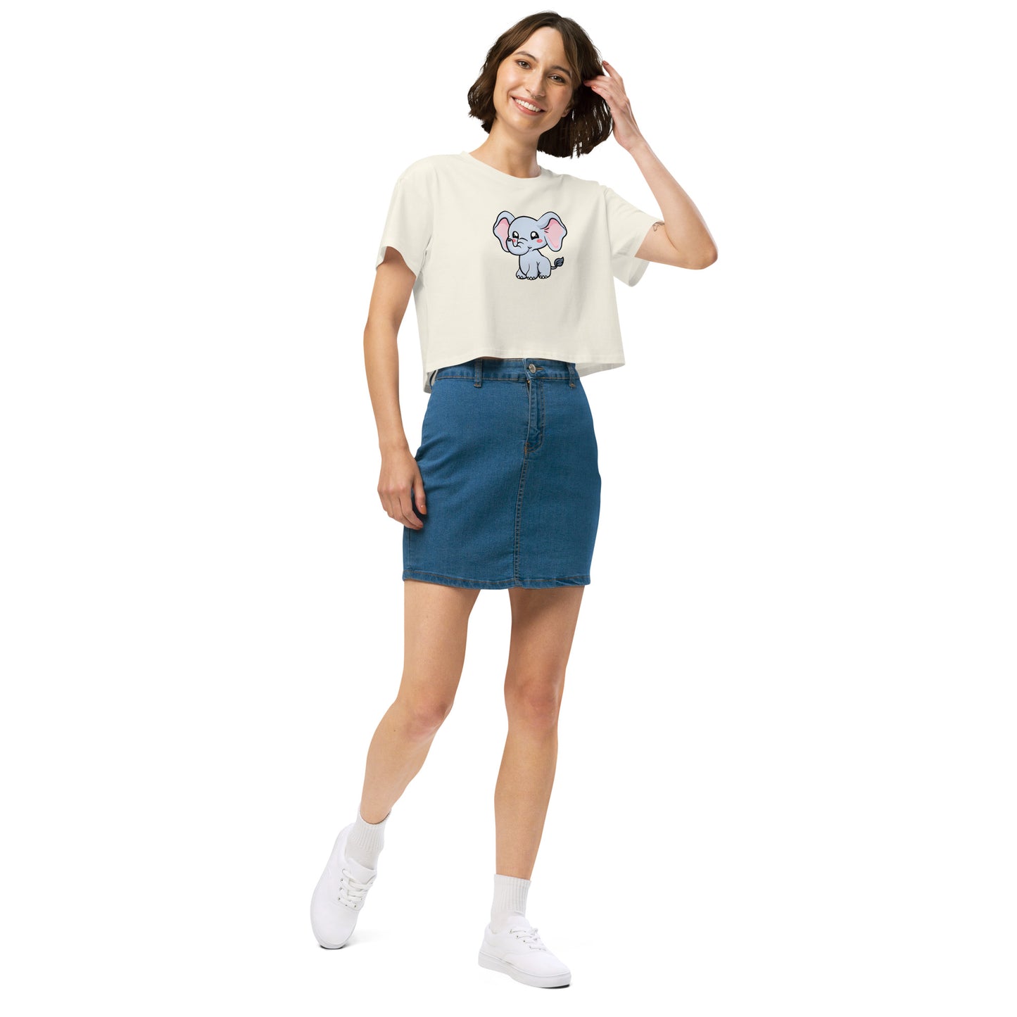Baby Elefant - Crop T-Shirt