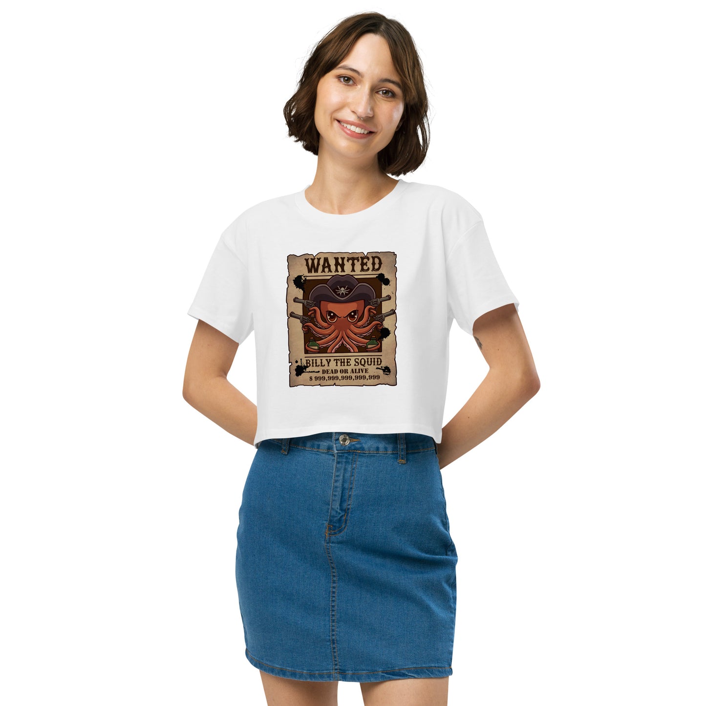 Billy the Squid - Crop T-Shirt