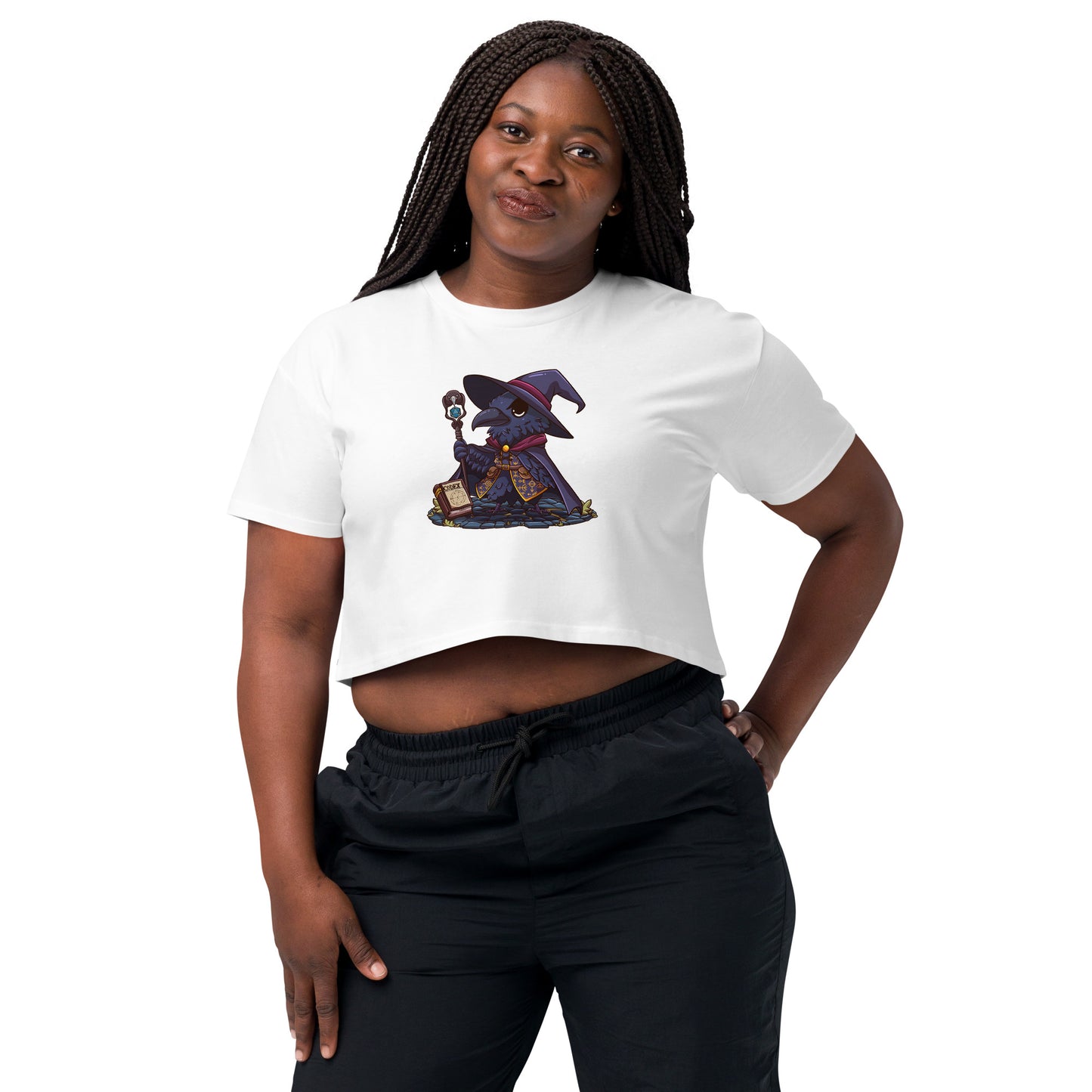 Wizard Raven - Crop T-Shirt