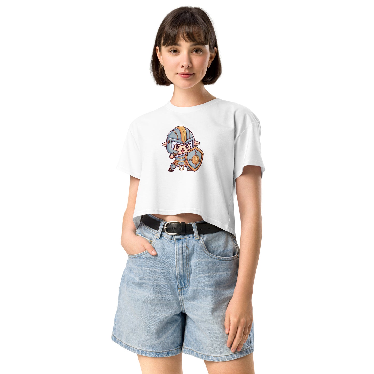 Fighter Sheep - Crop T-Shirt