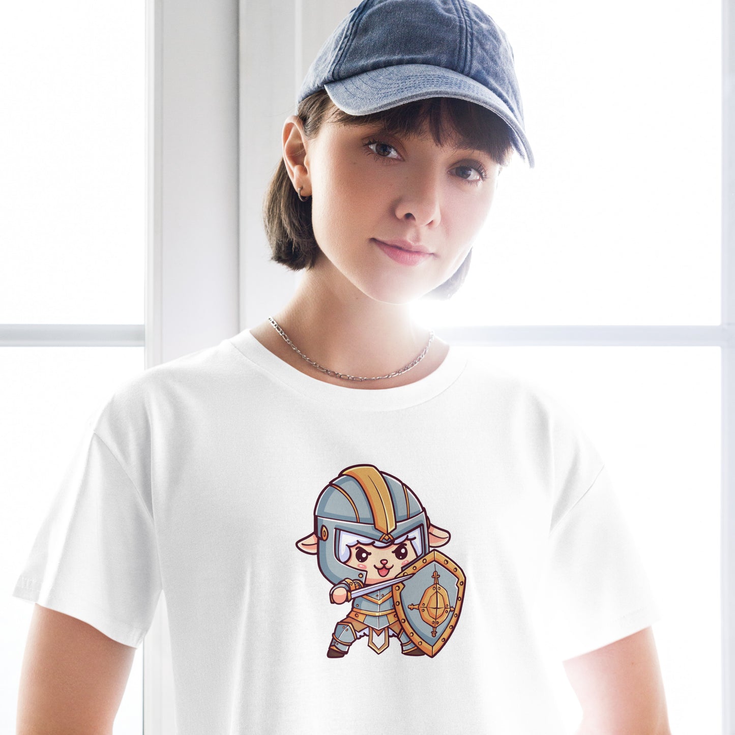 Fighter Sheep - Crop T-Shirt