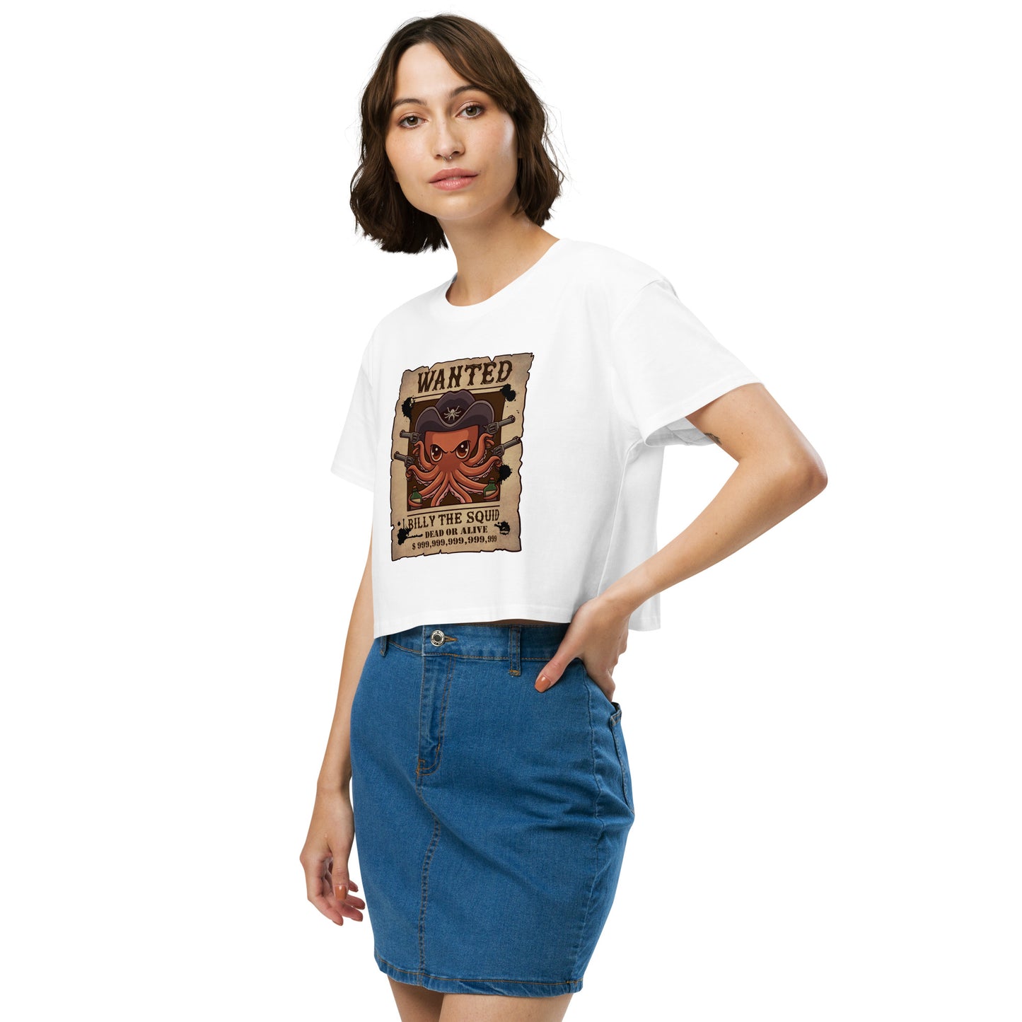 Billy the Squid - Crop T-Shirt